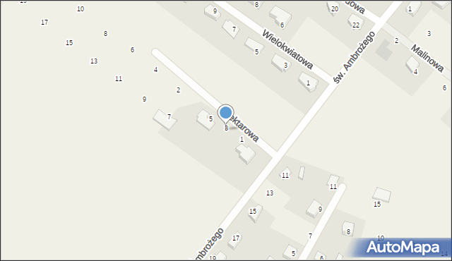 Pszczółki, Nektarowa, 3, mapa Pszczółki