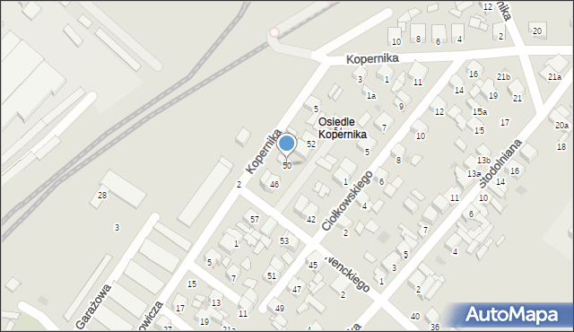 Sieradz, Nenckiego Marcelego, 50, mapa Sieradz