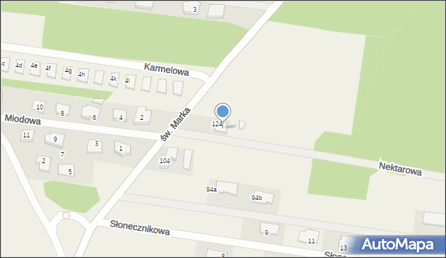 Sowlany, Nektarowa, 1, mapa Sowlany