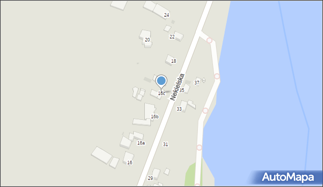 Środa Wielkopolska, Nekielska, 16c, mapa Środa Wielkopolska