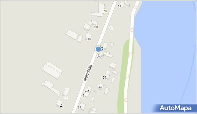 Środa Wielkopolska, Nekielska, 27, mapa Środa Wielkopolska