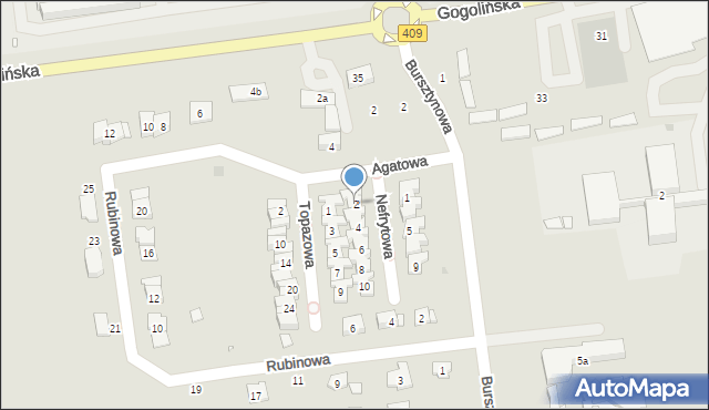 Strzelce Opolskie, Nefrytowa, 2, mapa Strzelce Opolskie