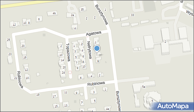 Strzelce Opolskie, Nefrytowa, 7, mapa Strzelce Opolskie