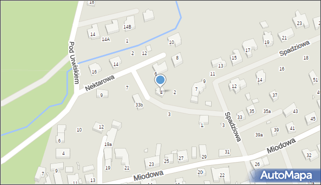 Szczecin, Nektarowa, 4, mapa Szczecina