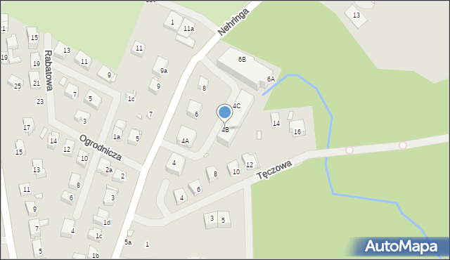 Szczecin, Nehringa Władysława, 4B, mapa Szczecina