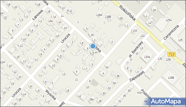 Andrespol, Niska, 2, mapa Andrespol