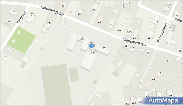 Baranowo, Niepodległości, 27d, mapa Baranowo