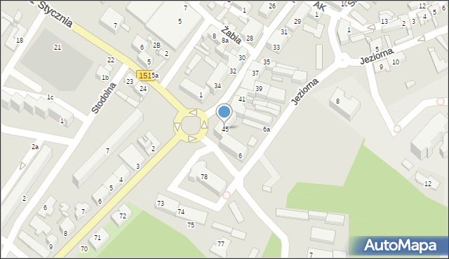 Barlinek, Niepodległości, 45, mapa Barlinek