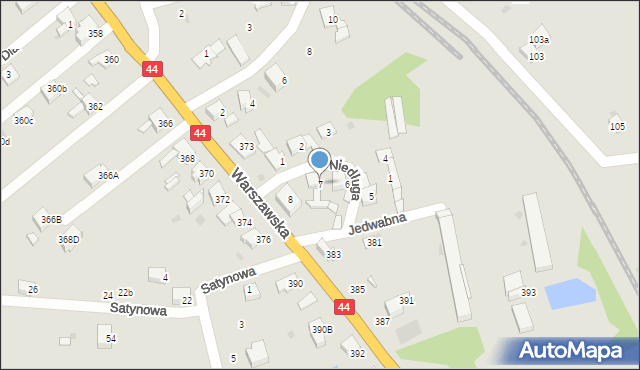 Bieruń, Niedługa, 7, mapa Bieruń