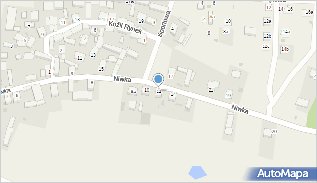 Brenno, Niwka, 12, mapa Brenno