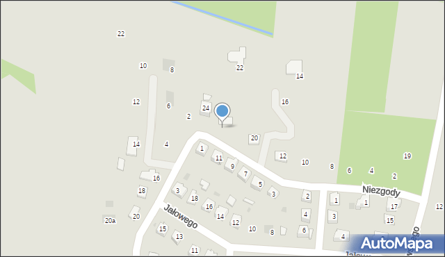 Brzostek, Niezgody Piotra, ks., 22a, mapa Brzostek