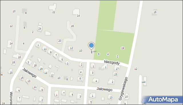 Brzostek, Niezgody Piotra, ks., 8, mapa Brzostek