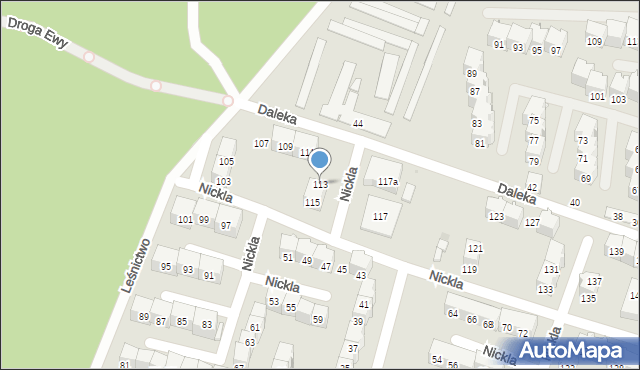 Bytom, Nickla Józefa, 113, mapa Bytomia