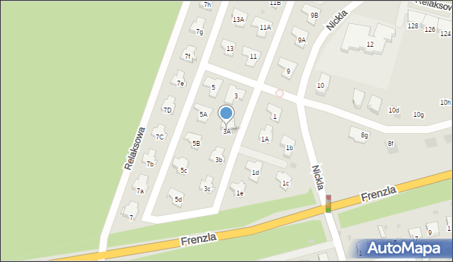 Bytom, Nickla Józefa, 3A, mapa Bytomia