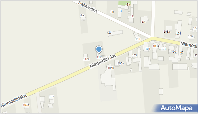 Chróścina, Niemodlińska, 112, mapa Chróścina