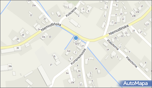 Chróścina, Niemodlińska, 31, mapa Chróścina