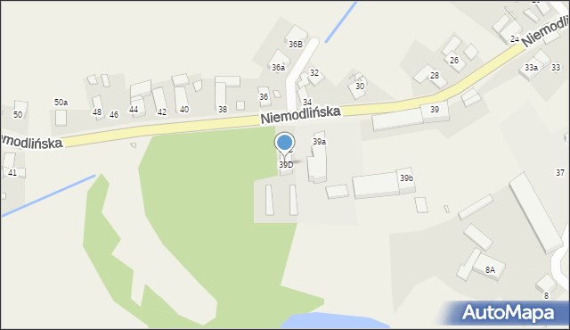 Chróścina, Niemodlińska, 39D, mapa Chróścina