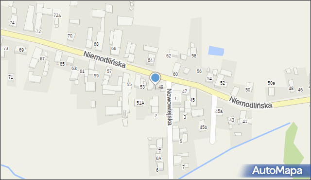 Chróścina, Niemodlińska, 51, mapa Chróścina