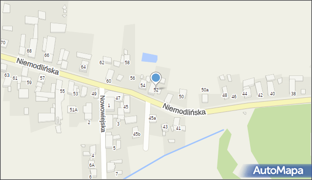 Chróścina, Niemodlińska, 52, mapa Chróścina