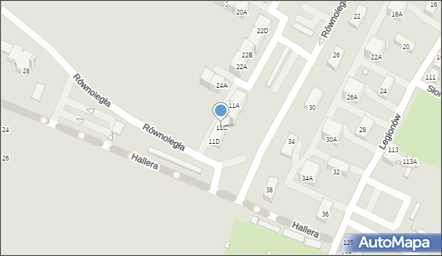Czeladź, Niepodległości, 11C, mapa Czeladź