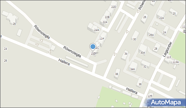 Czeladź, Niepodległości, 11D, mapa Czeladź