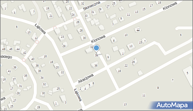 Czyżew, Niepodległości, 34, mapa Czyżew