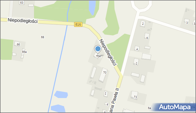 Dorohusk-Osada, Niepodległości, 70A, mapa Dorohusk-Osada