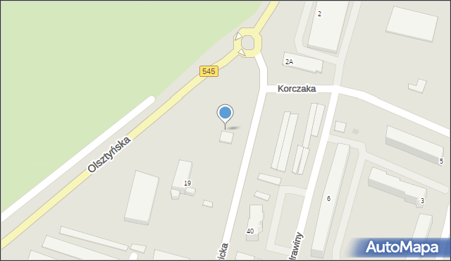 Działdowo, Nidzicka, 21, mapa Działdowo