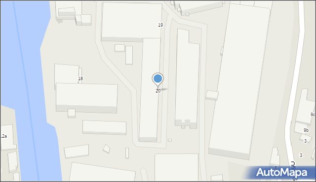 Elbląg, Niska, 20, mapa Elbląga