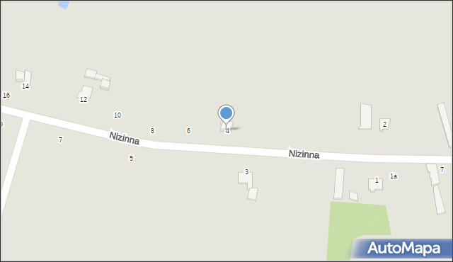 Elbląg, Nizinna, 4, mapa Elbląga