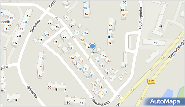 Gdańsk, Niedźwiednik, 12, mapa Gdańska