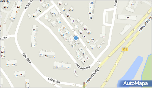 Gdańsk, Niedźwiednik, 9, mapa Gdańska