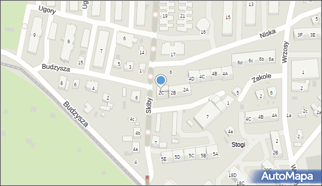 Gdańsk, Niska, 2C, mapa Gdańska