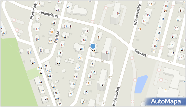 Gdynia, Niska, 7, mapa Gdyni