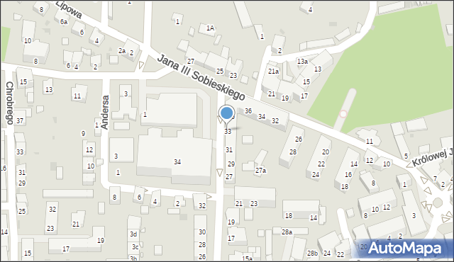 Głubczyce, Niepodległości, 33, mapa Głubczyce