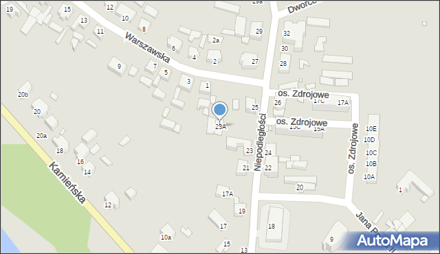 Golczewo, Niepodległości, 23A, mapa Golczewo