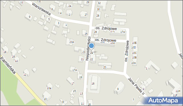 Golczewo, Niepodległości, 24, mapa Golczewo