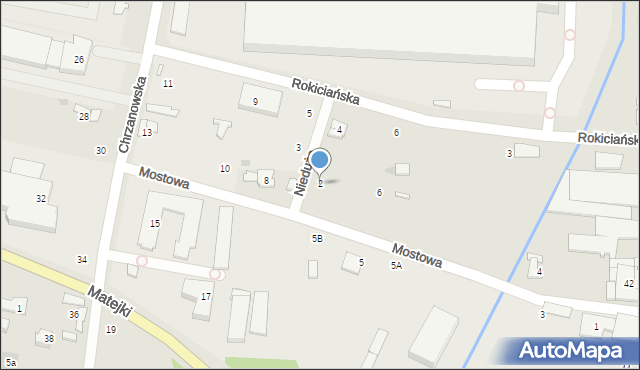 Grodzisk Mazowiecki, Nieduża, 2, mapa Grodzisk Mazowiecki