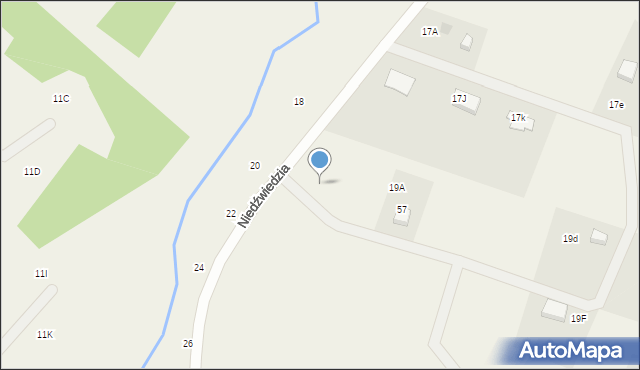 Gromadzin, Niedźwiedzia, 19, mapa Gromadzin