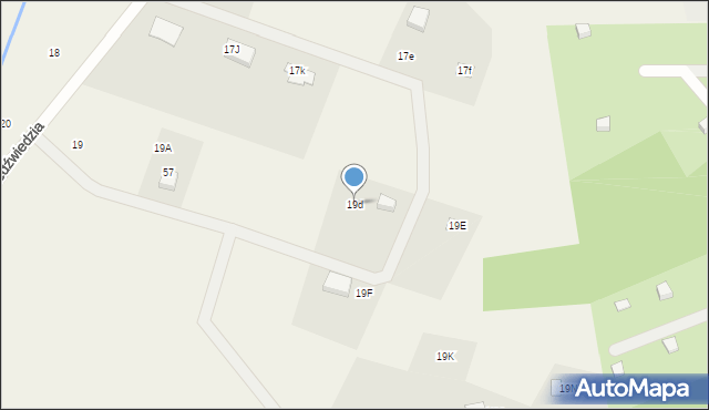 Gromadzin, Niedźwiedzia, 19d, mapa Gromadzin