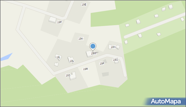 Gromadzin, Niedźwiedzia, 19M, mapa Gromadzin