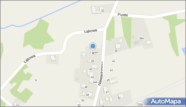 Jejkowice, Niewiadomska, 36, mapa Jejkowice