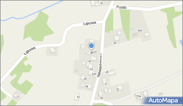 Jejkowice, Niewiadomska, 38, mapa Jejkowice