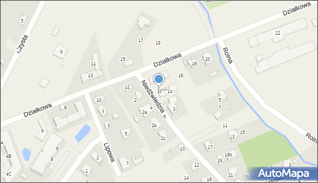 Kamieniec Wrocławski, Niedźwiedzia, 1c, mapa Kamieniec Wrocławski