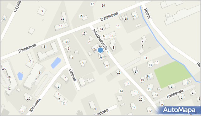 Kamieniec Wrocławski, Niedźwiedzia, 2b, mapa Kamieniec Wrocławski