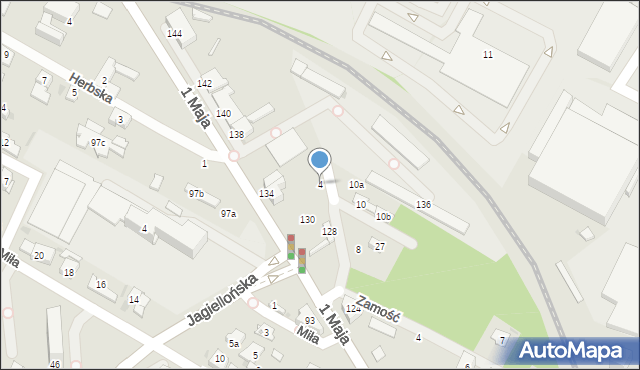 Kielce, Niewachlowska, 4, mapa Kielc