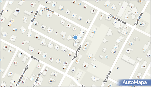 Kiełpin, Niegodzisza Józefa, partyzanta, 31, mapa Kiełpin