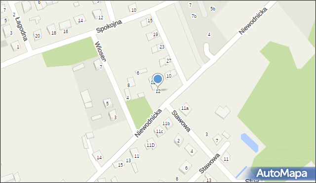 Klepacze, Niewodnicka, 12, mapa Klepacze