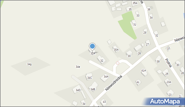 Klepacze, Niewodnicka, 32A, mapa Klepacze