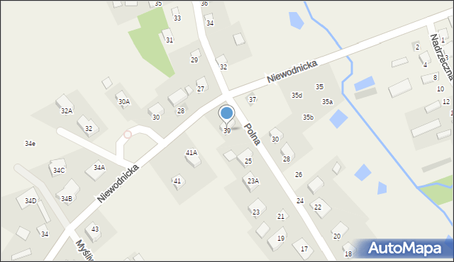 Klepacze, Niewodnicka, 39, mapa Klepacze